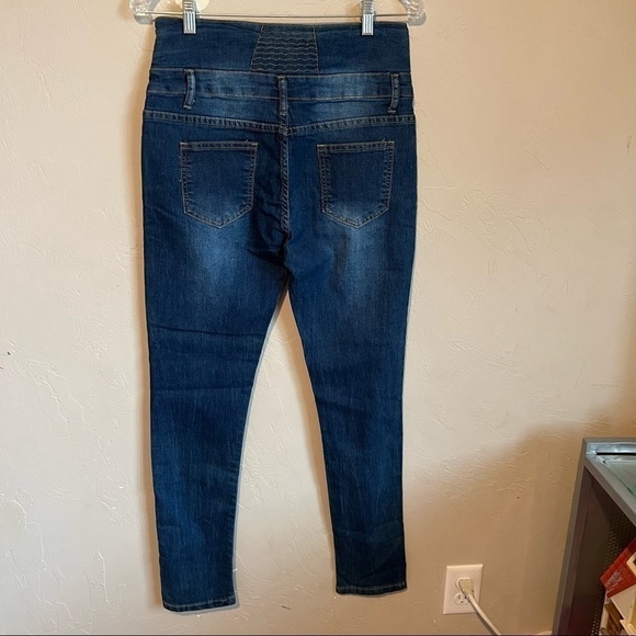 Palmer Heritage Exposed Button Fly Skinny Jeggings - Picture 8 of 10